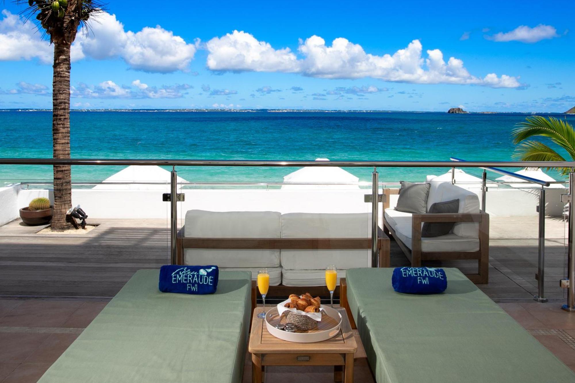 Bleu Emeraude Hotel Grand Case Bagian luar foto