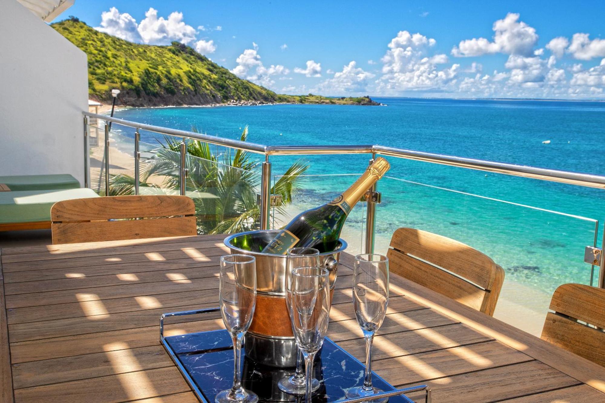 Bleu Emeraude Hotel Grand Case Bagian luar foto