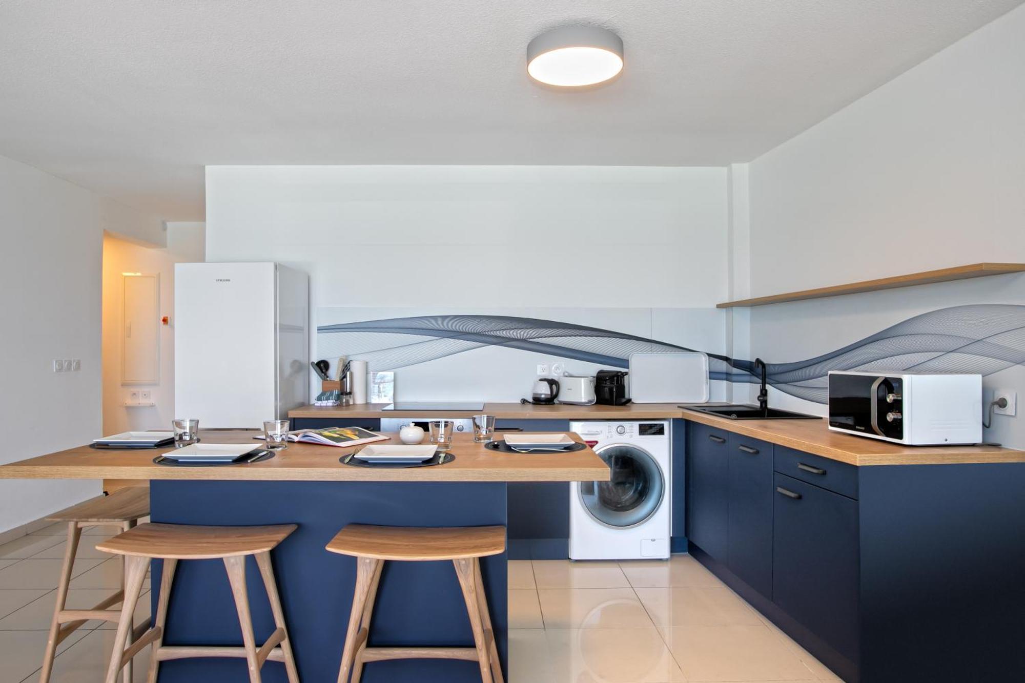 Bleu Emeraude Hotel Grand Case Bagian luar foto